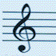 Dibujo de una partitura